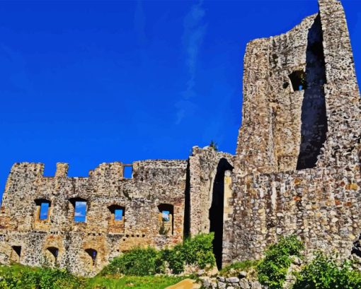 Samobor Castle Diamond Painting