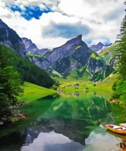 Seealpsee Lake Diamond Painting