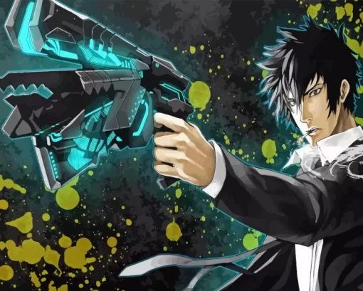 Shinya Kogami Character Diamond Painting