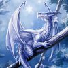 Snow Dragon Diamond Painting