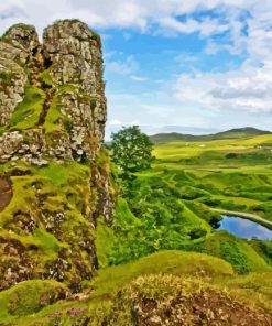 The Fairy Glen Landscape Diamond Painting