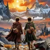 The Hobbit Sam And Frodo Diamond Painting