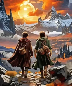 The Hobbit Sam And Frodo Diamond Painting