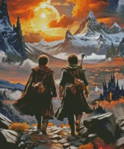 The Hobbit Sam And Frodo Diamond Painting