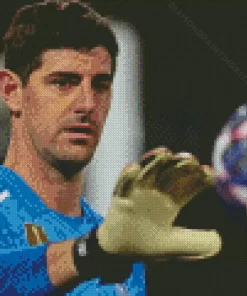 Thibaut Courtois Goalkeeper Diamond Painting