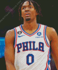 Tyrese Maxey Player Diamond Painting