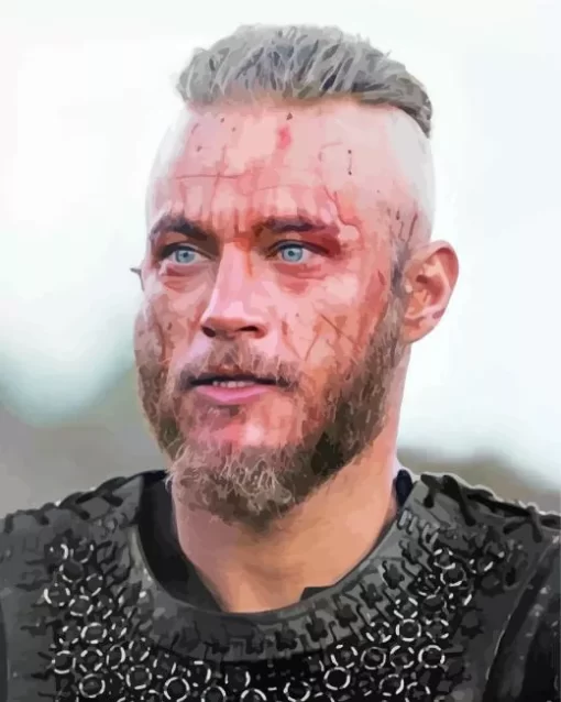 Vikings Bloody Ragnar Diamond Painting