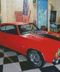 Vintage Chevelle Super Sport Diamond Painting