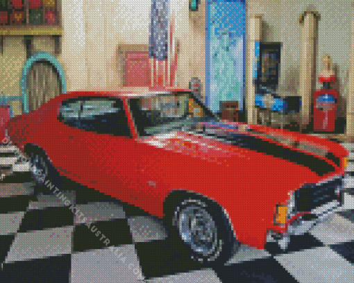 Vintage Chevelle Super Sport Diamond Painting