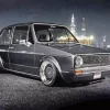 Vintage Black VW Golf Gti Diamond Painting