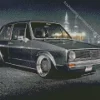 Vintage Black VW Golf Gti Diamond Painting