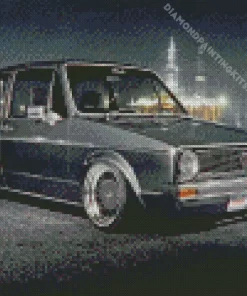 Vintage Black VW Golf Gti Diamond Painting