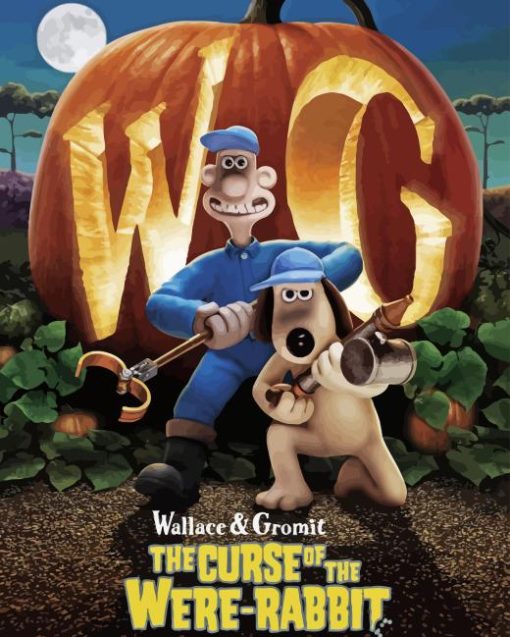 Wallace And Gromit Poster Diamond Painting