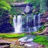 West Virginia Blackwater Falls Diamond Painting