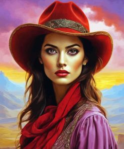 Young Cowgirl Diamond Painting