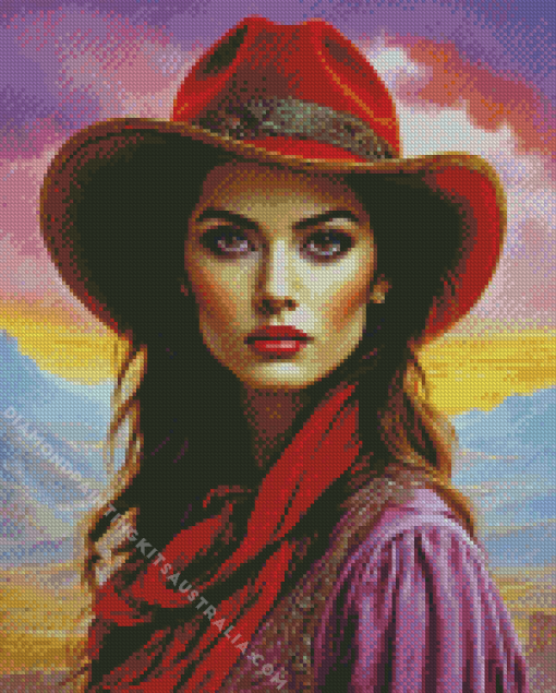 Young Cowgirl Diamond Painting