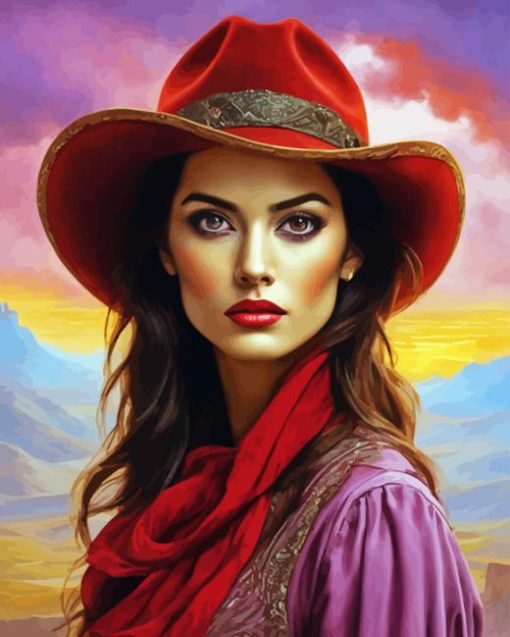 Young Cowgirl Diamond Painting