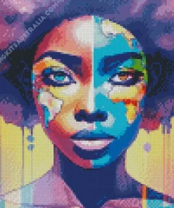 Aesthetic Funky Face Art Diamond Painting