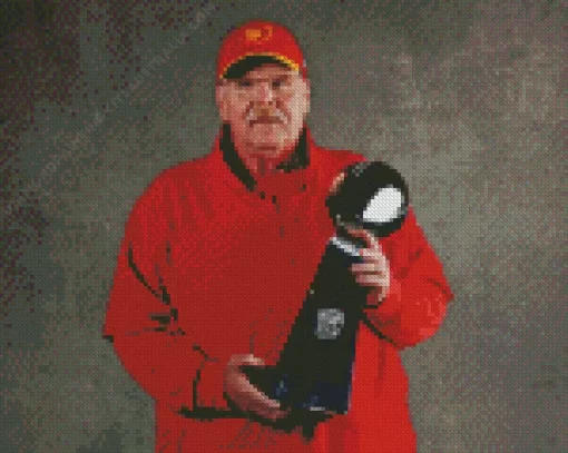 Andy Reid Coach Diamond Painting