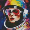 Astronaut Girl Diamond Painting