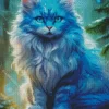 Baby Blue Cat Diamond Painting