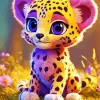 Baby Cheetah Diamond Painting