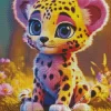 Baby Cheetah Diamond Painting