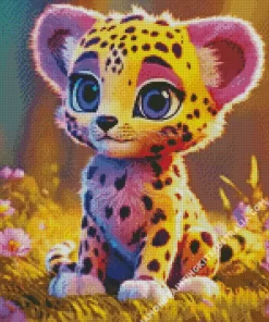 Baby Cheetah Diamond Painting