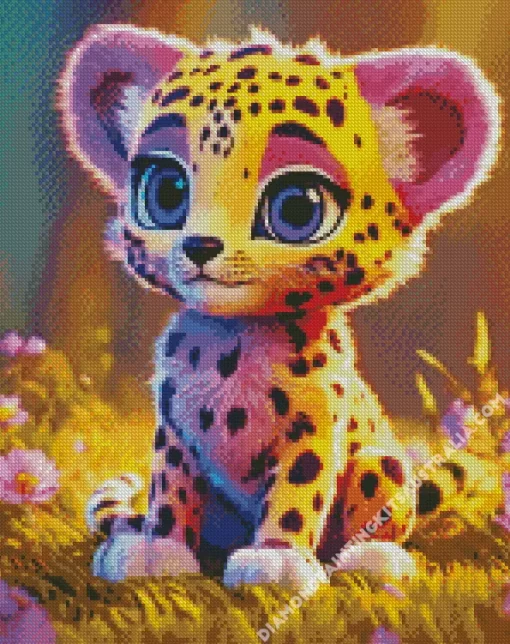 Baby Cheetah Diamond Painting