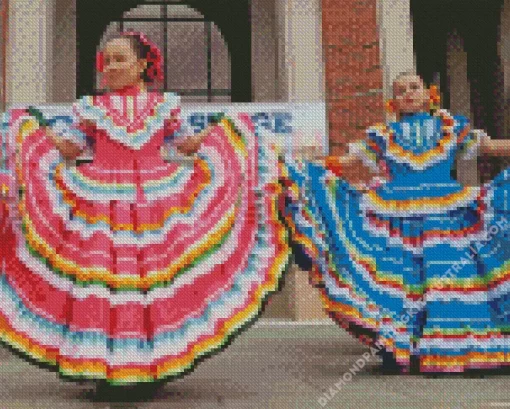 Baile Folklorico Diamond Painting