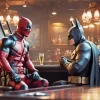 Batman And Deadpool Diamond Painting