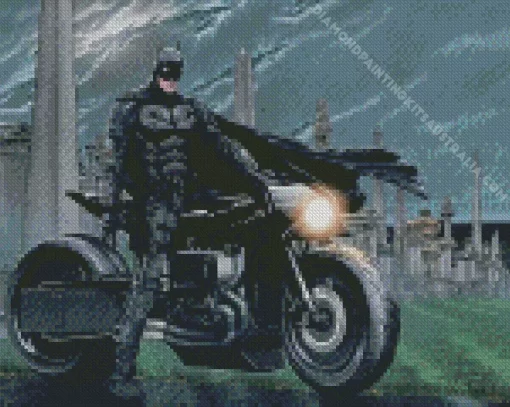 Batman Cemetery Diamond Painting