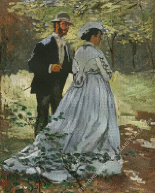 Bazille And Camille Monet Diamond Painting