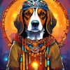 Beagle Hound King Diamond Painting