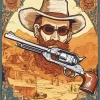 Bearded Cowboy Diamond Painting