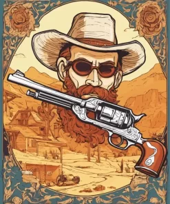 Bearded Cowboy Diamond Painting