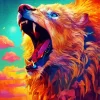 Beast Lion Diamond Painting