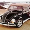 Black Volkswagen Beetle Diamond Painting