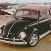 Black Volkswagen Beetle Diamond Painting