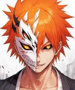 Bleach Anime Ichigo Half Hollow Diamond Painting