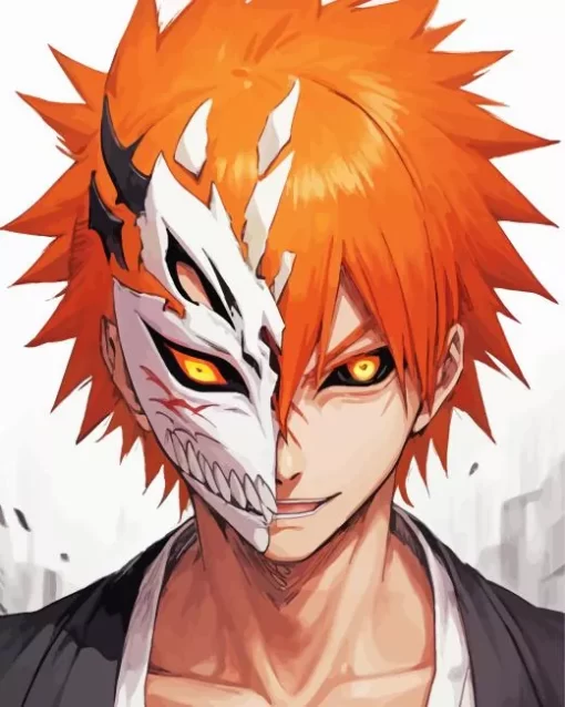 Bleach Anime Ichigo Half Hollow Diamond Painting