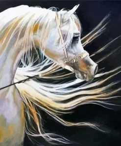 Blond Arabian Horse Diamond Painting