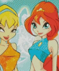 Bloom And Stella Fairies Diamond Painting