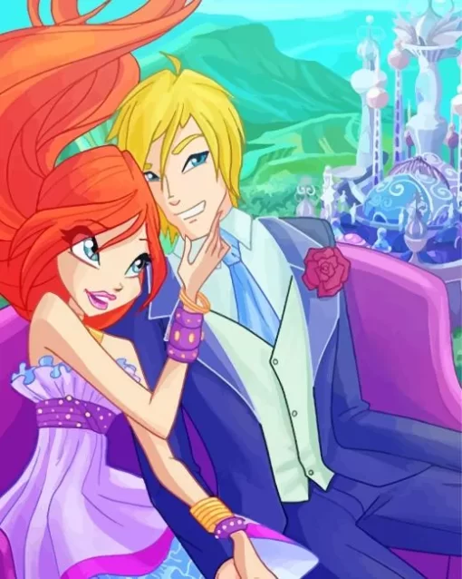 Bloom Of Winx Club Diamond Painting