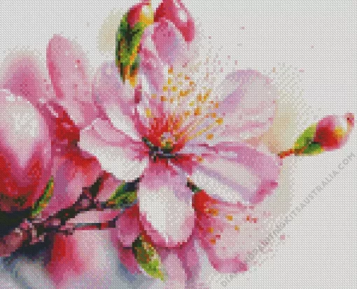 Blossom Flower Art Diamond Painting