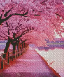 Blossom Landscape Diamond Painting