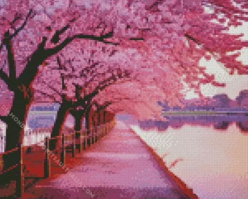 Blossom Landscape Diamond Painting