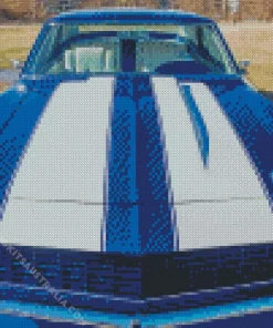 Blue 1969 Camaro Diamond Painting