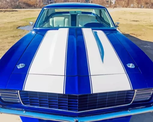 Blue 1969 Camaro Diamond Painting