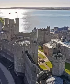 Caernarfon Castle Diamond Painting